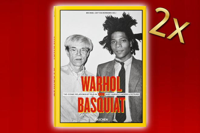 Gewinnen Sie heute eines von 2 Bücher "WARHOL ON BASQUIAT".